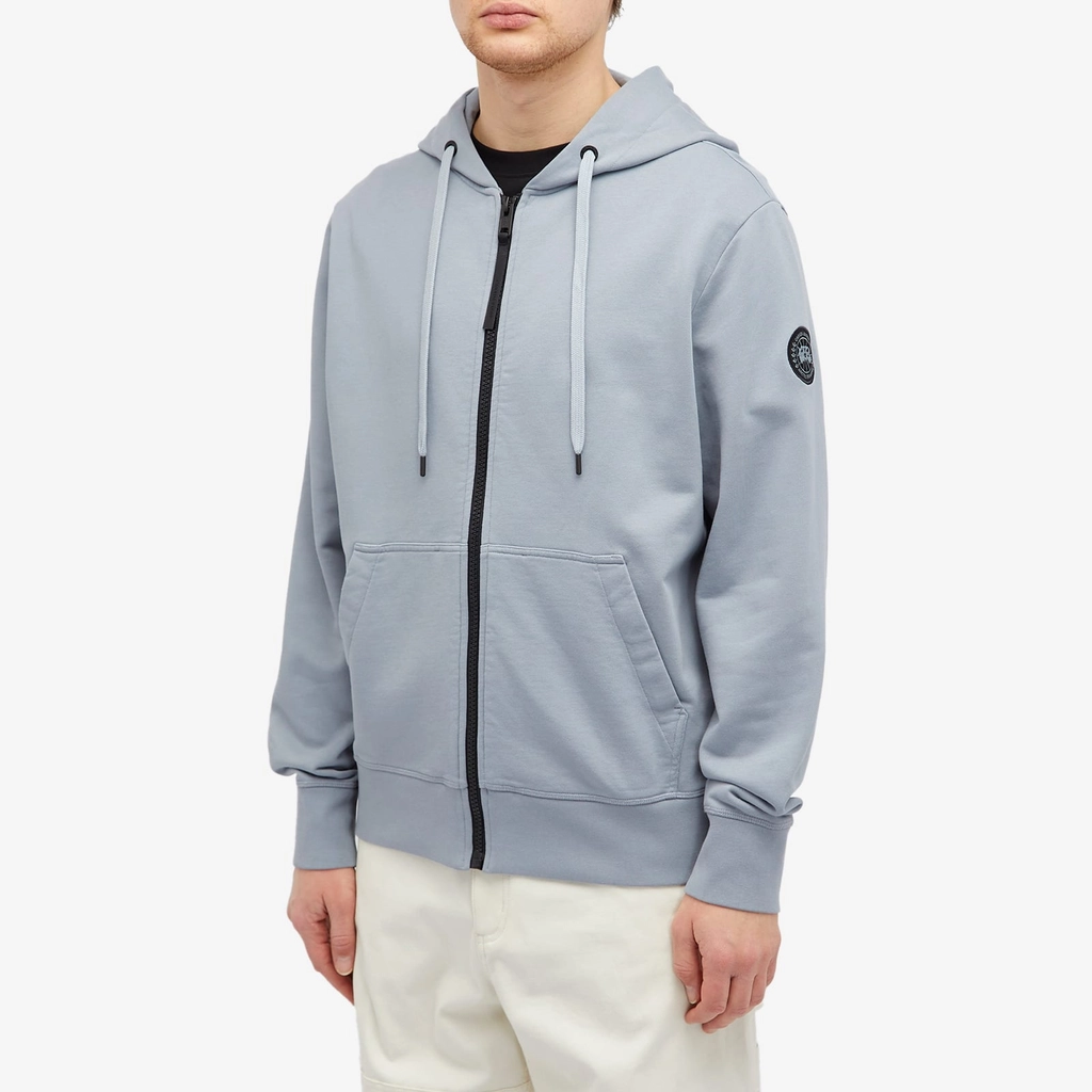 Canada Goose Men's Huron Full Zip Hoodie Light Ozone Blue